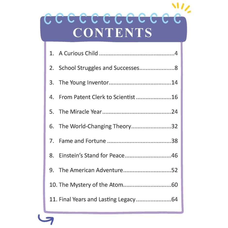 Albert Einstein Icons Of Inspiration Illustrated Biography For Kids Age 6+|Book Of Great Scientist