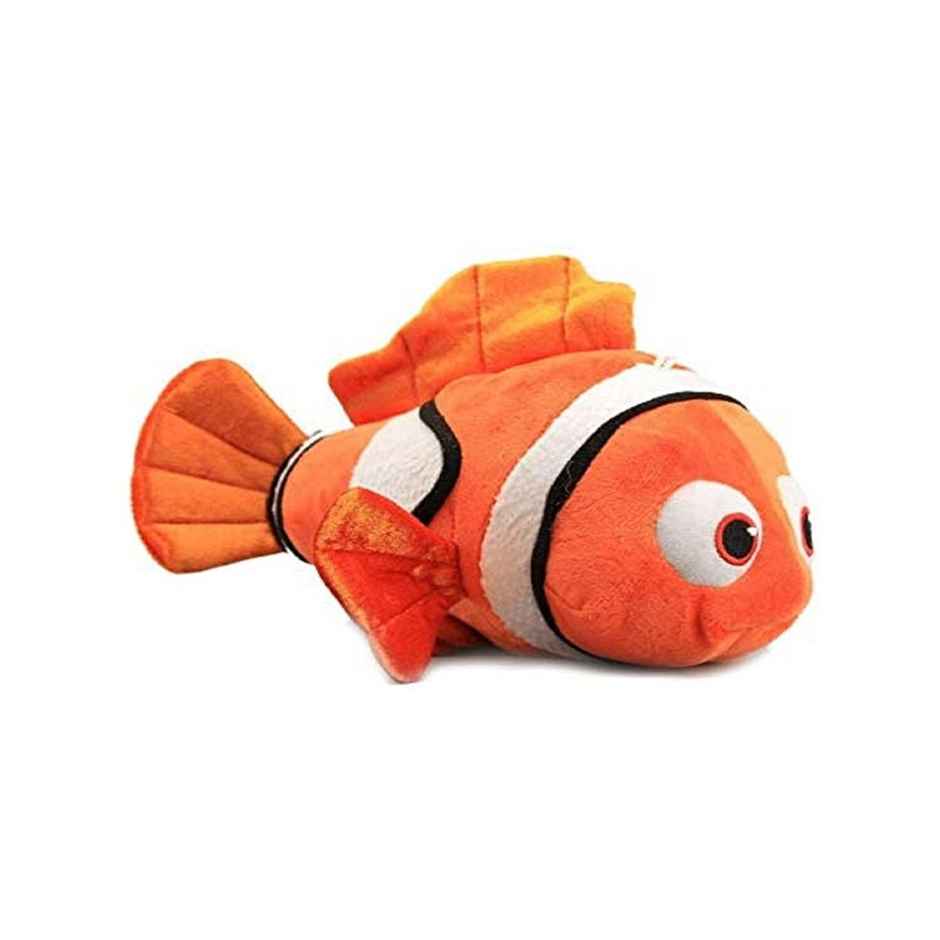 Babique Nemo Fish Toy Plush Soft Toy Cute Kids Animal Home Decor Boys/Girls -Orange (25 cm)