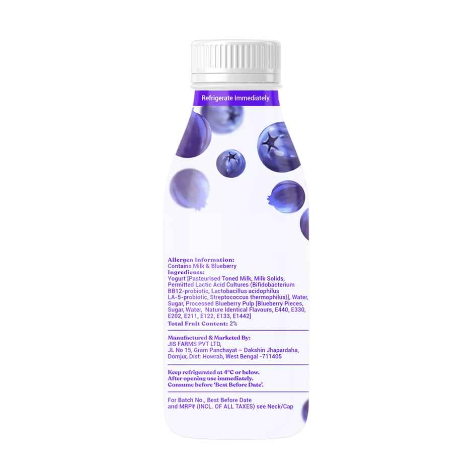 Joi Farm Blueberry Probiotic Yogurt Smoothie