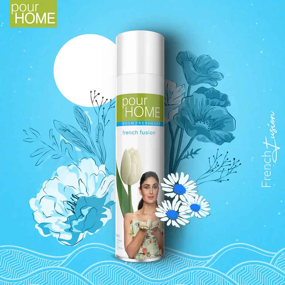 Pour Home French Flora & French Fusion Room Freshener Spray