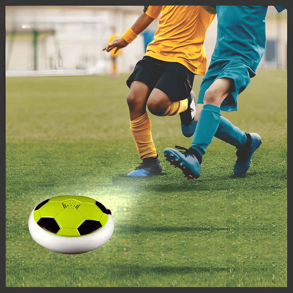 Fablue Floating Hover Football Toy for Kids - USB Type C Rechargeable | Green