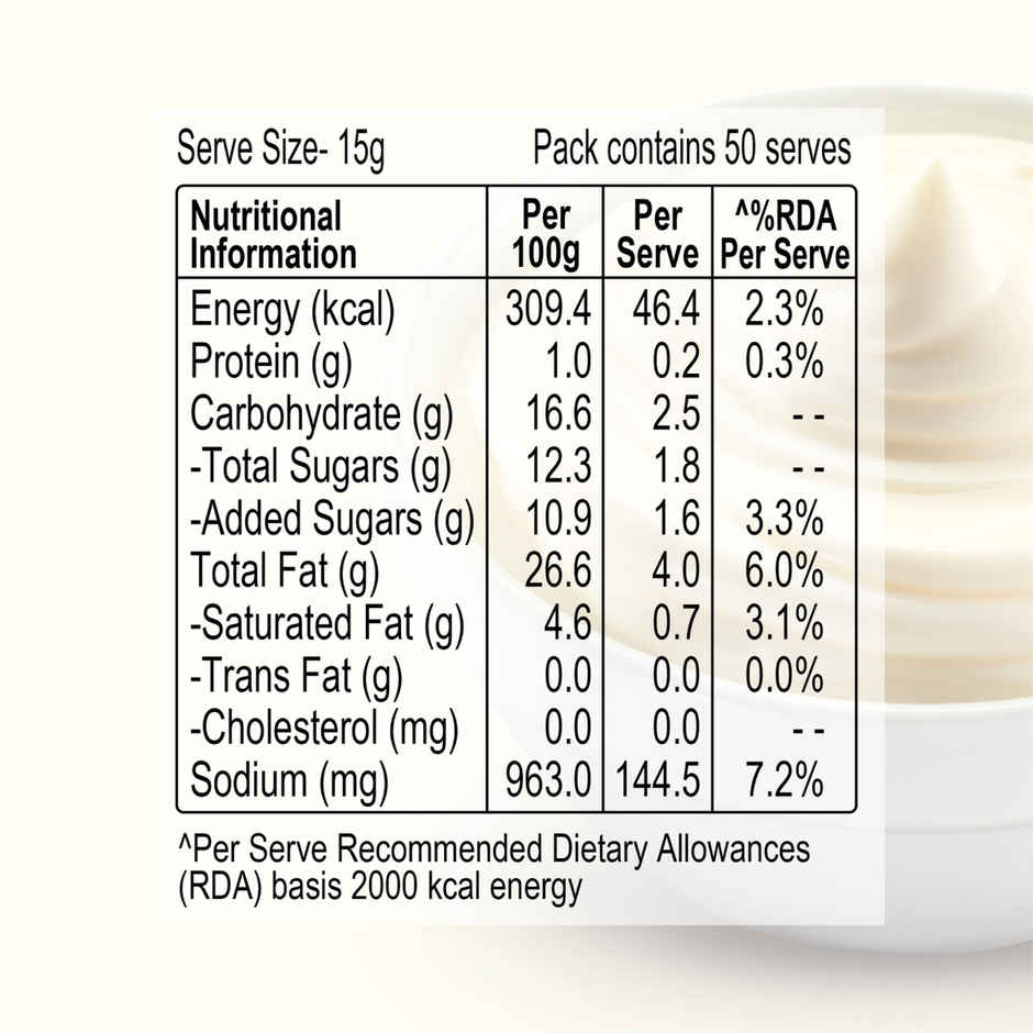 Dr. Oetker FunFoods Veg Mayonnaise De'lite