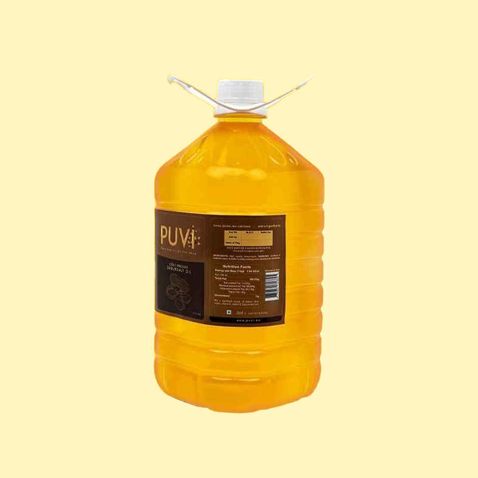 Puvi Groundnut (Peanut) Cold Pressed Oil | Healthy Cooking Oil