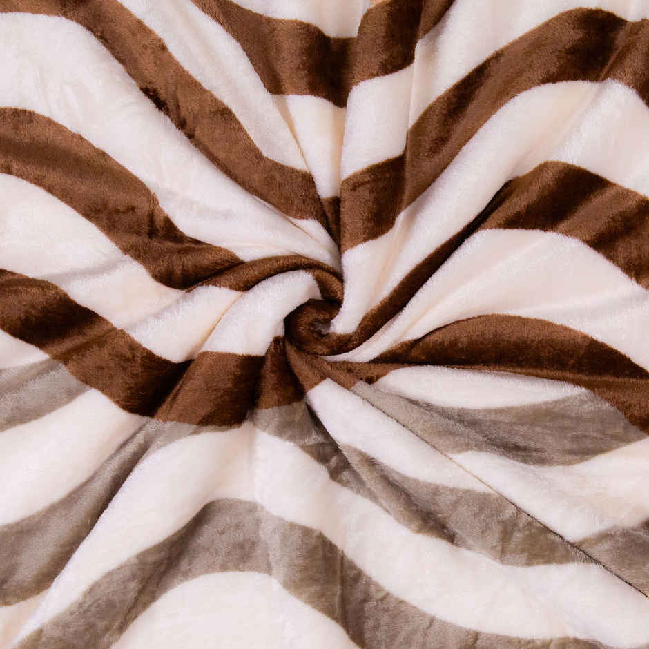 Home Elegance by myTrident Double AC Blanket | Mild Weather Flannel Tidal