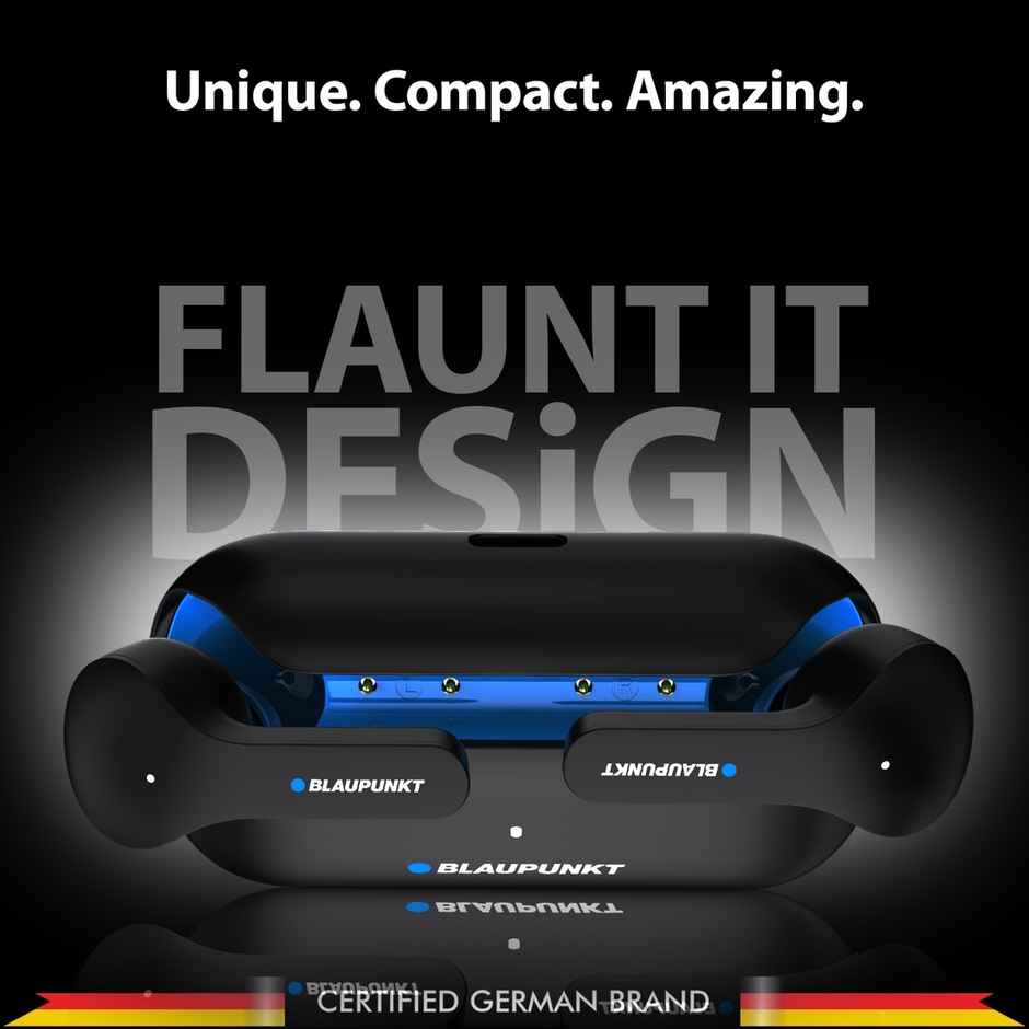 Blaupunkt Btw300 Xtreme True Wireless With Unstoppable 150 Hrs Playtime(Blue, In The Ear)