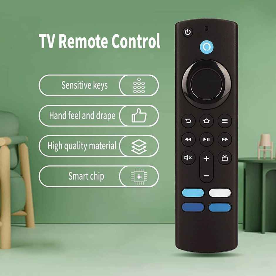 Ailkin Alexa Voice Remote (3rd Gen) with TV controls | Requires compatible Fire TV device | 2021 release