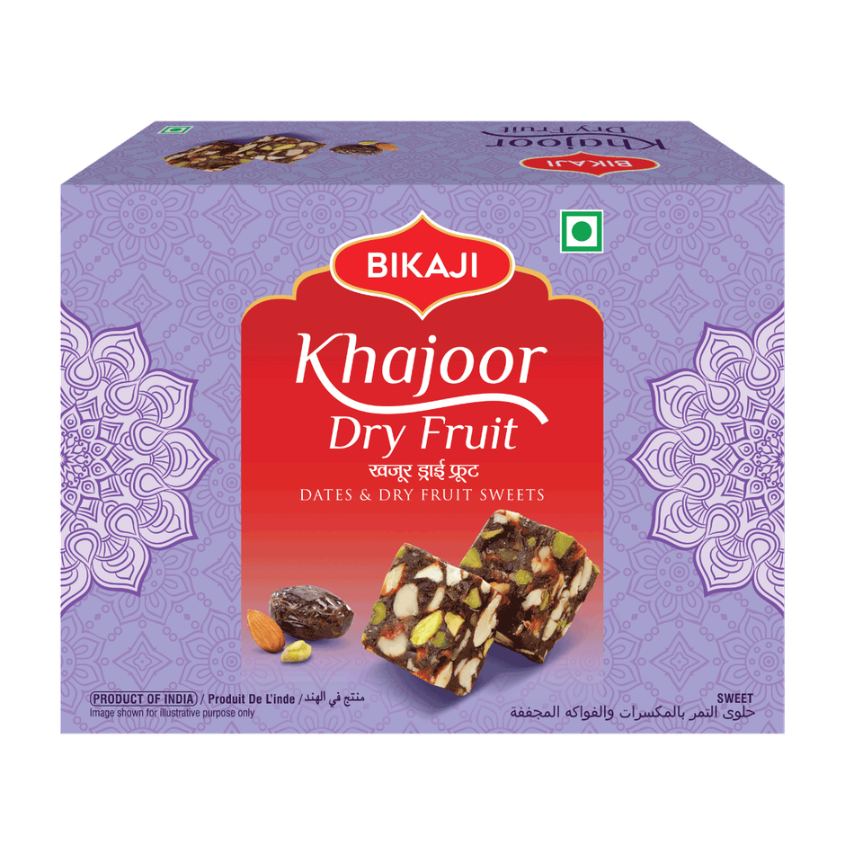 Bikaji Khajoor Dry Fruit Burfee