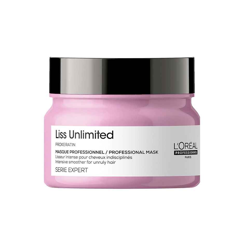 L'Oréal Professionnel Liss Unlimited Shampoo(300ml), L'Oréal Professionnel Liss Unlimited Mask(250ml) & L'Oréal Professionnel Liss Unlimited Serum(125ml) () Combo