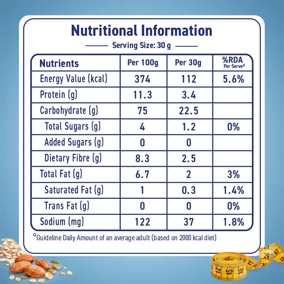 Bagrry'S No Added Sugar Muesli Fruits Nuts And Seeds