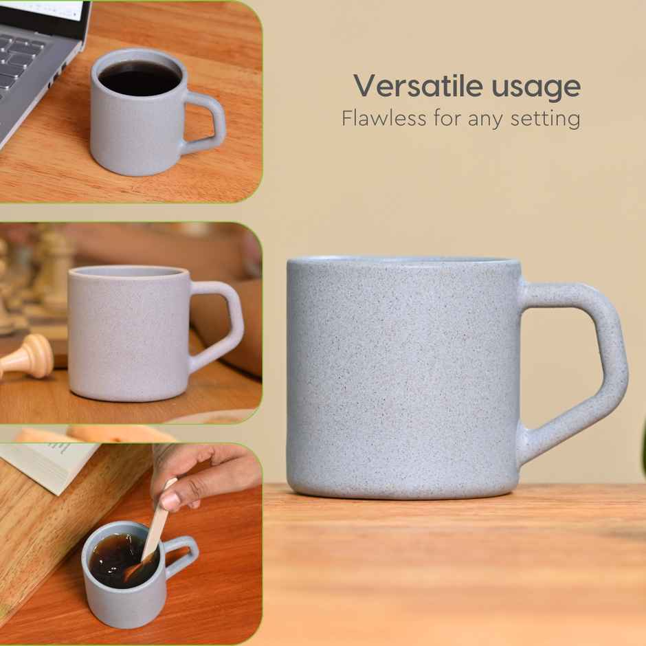 Eha Earth Friendly Tea & Coffee Cup | Rice Husk Biocomposite | Multicolour - 200 ml