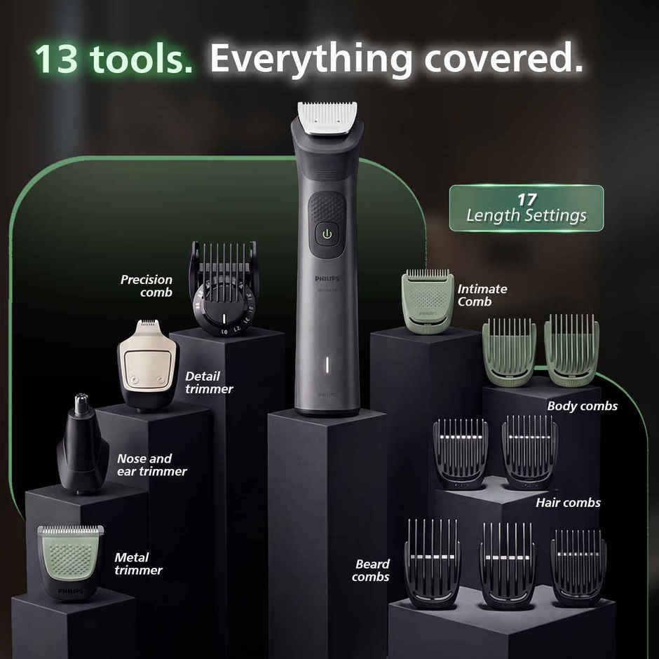 Philips AllinOne Trimmer 7000 Series 13in1 with BeardSense & Premium Precision Comb MG7922/15