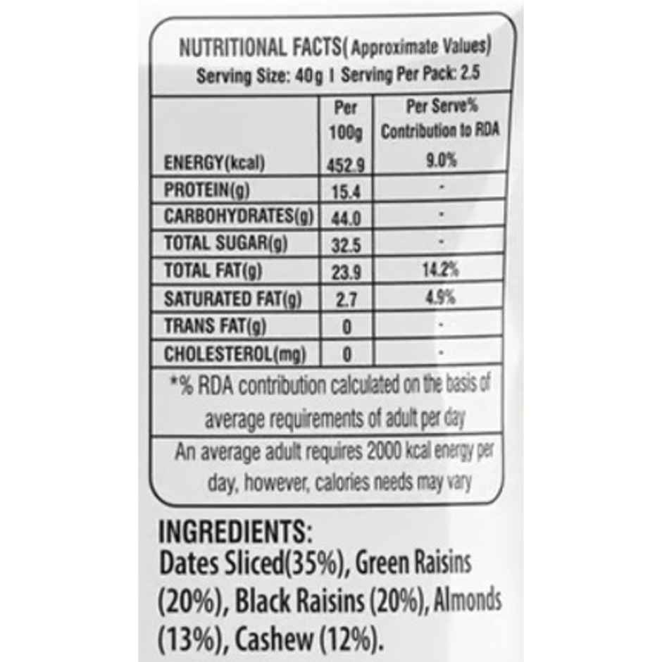 Wonderland Foods Punchmeva Dry Fruit Mix