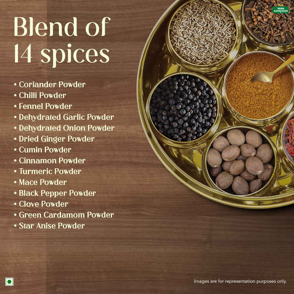 Tata Sampann Paneer Masala Powder with Natural Oils Rich Aroma & Flavour