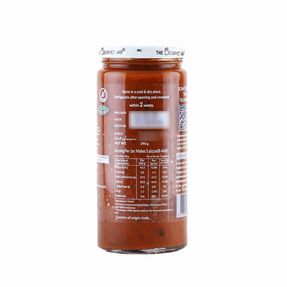 The Gourmet Jar Classic Pizza Sauce  Combo