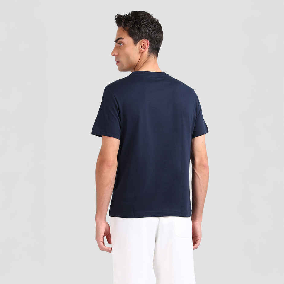 U.S. Polo Assn. Men's Crew Neck Embroidered Logo Lounge T-Shirt | Navy - M