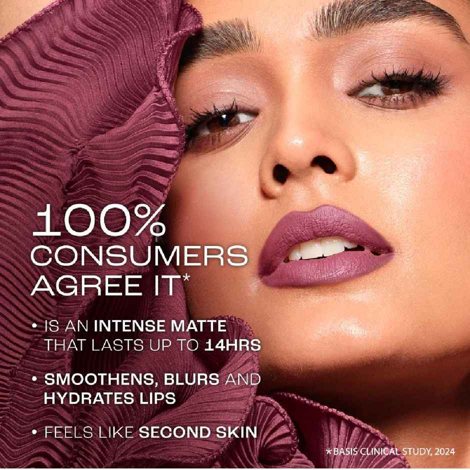 Lakme Rouge Bloom Matte Lip Liquid Regal Rose 102