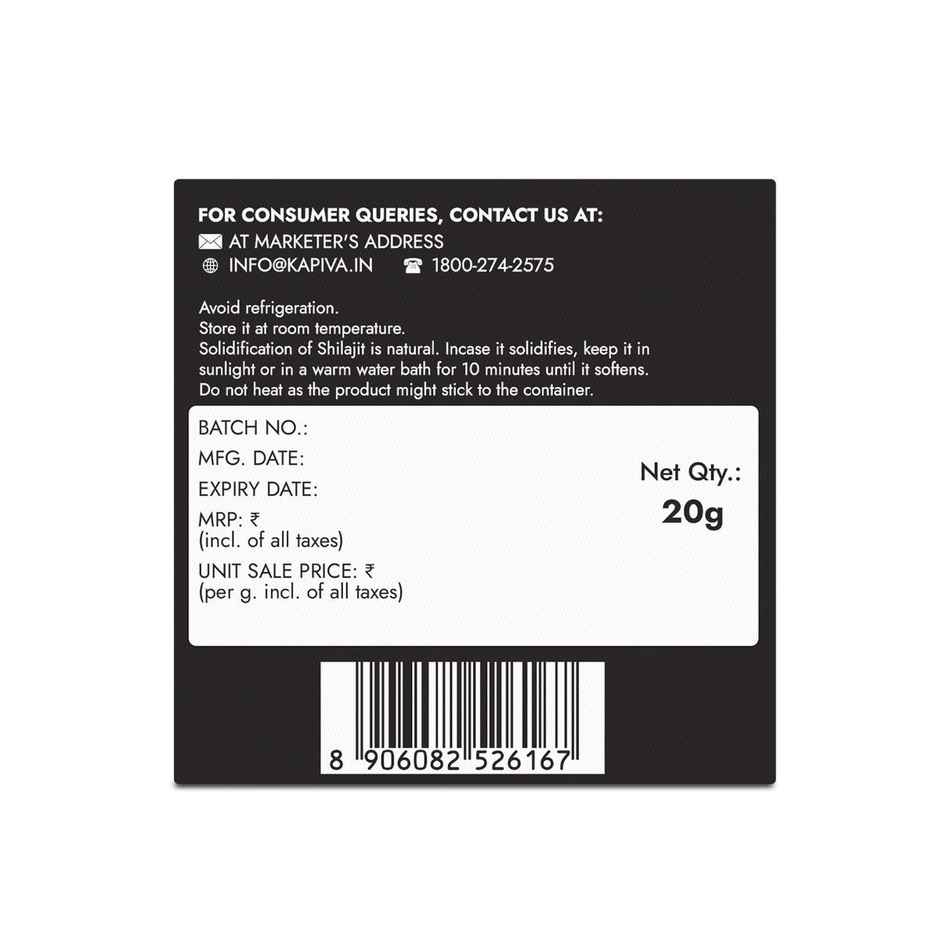 Kapiva Himalaya Shilajit | Herbal Product