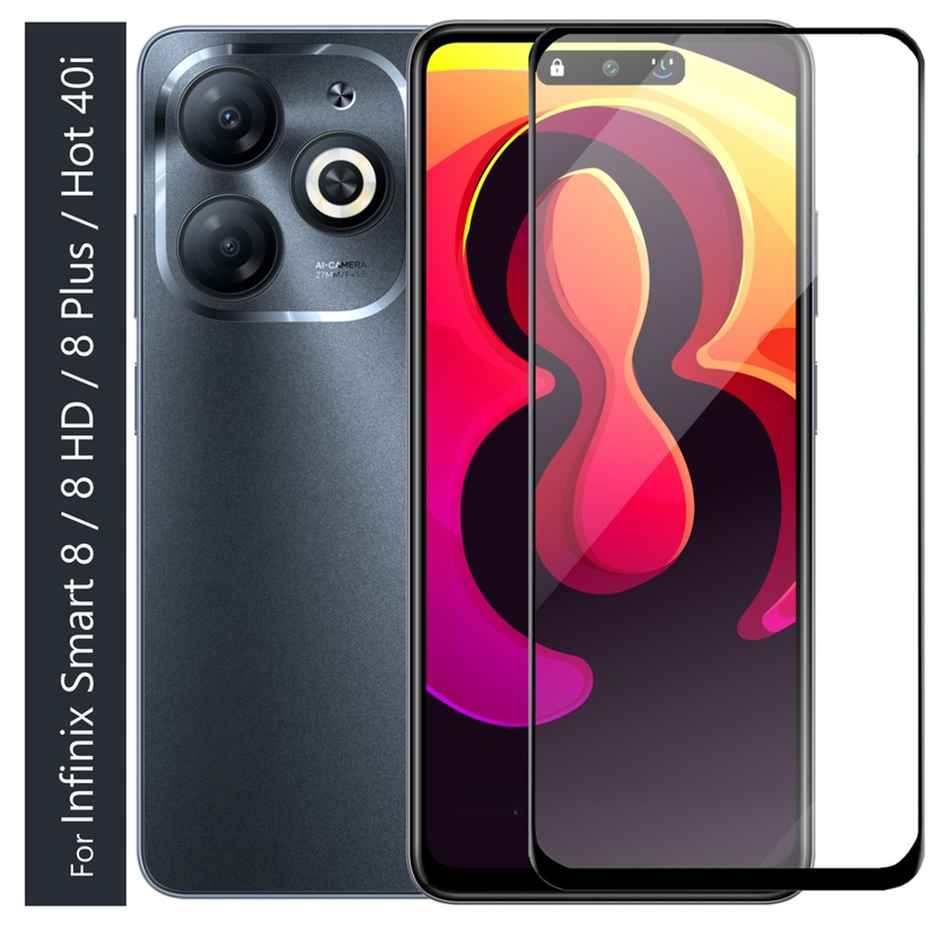 Kwine Case Infinix Smart 8 / 8 Hd / 8 Plus / Hot 40I Tempered Glass Screen Protector