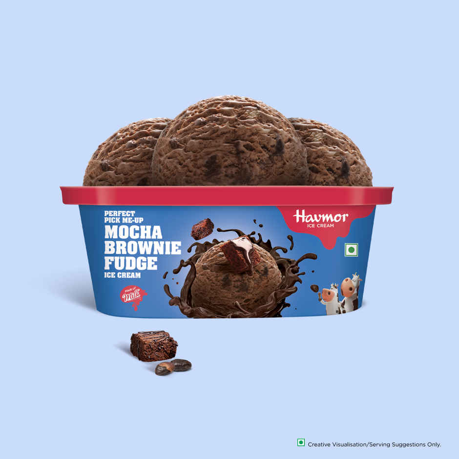 Havmor Mocha Brownie Fudge Ice Cream Tub