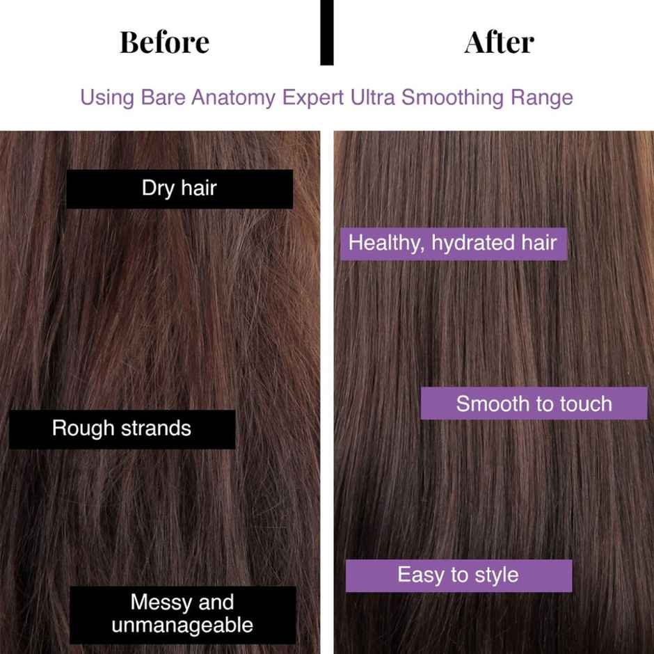 Bare Anatomy Ultra Smoothing Hair Shampoo For Women & Men