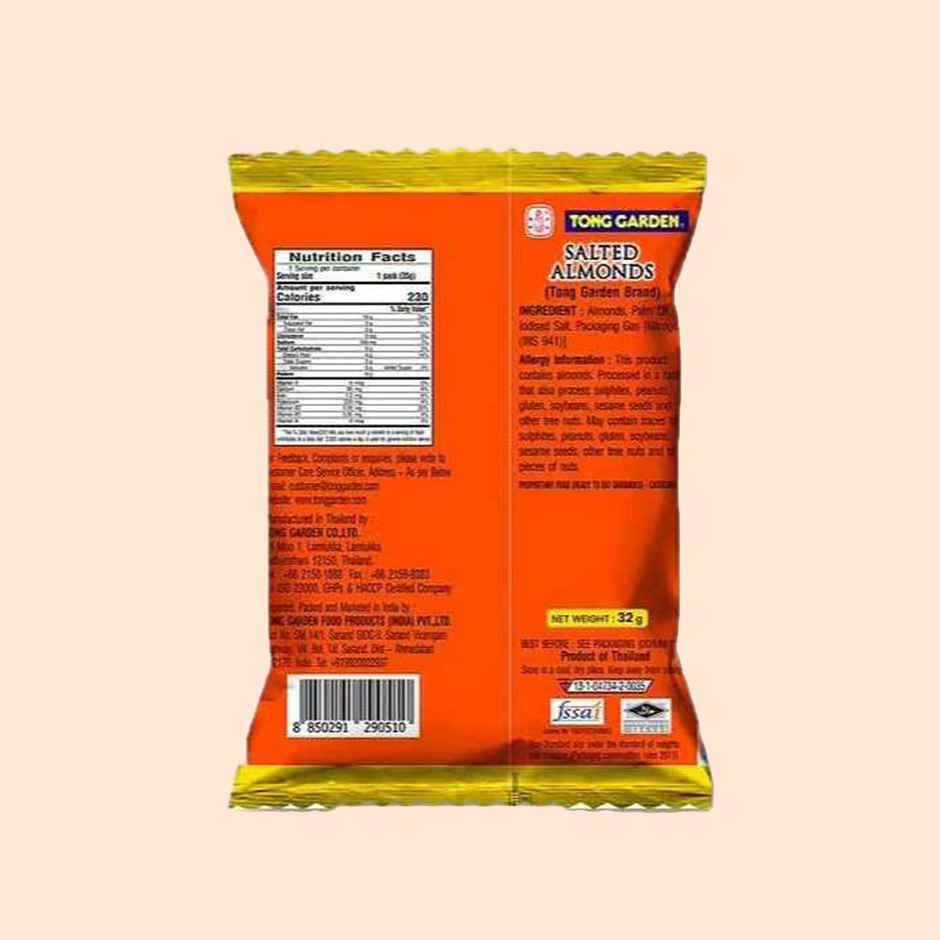 Tong Garden Almonds Salted | Roasted Nuts
