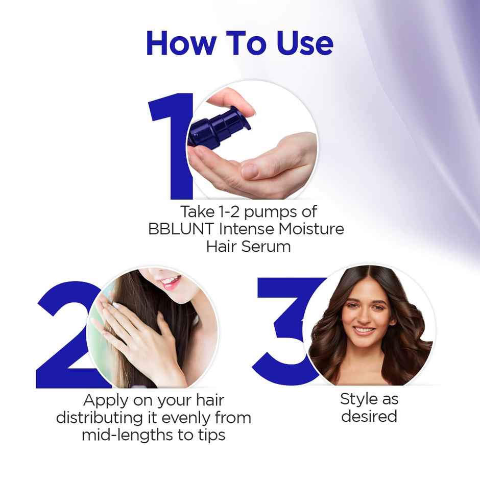 BBLUNT Intense Moisture Hair Serum