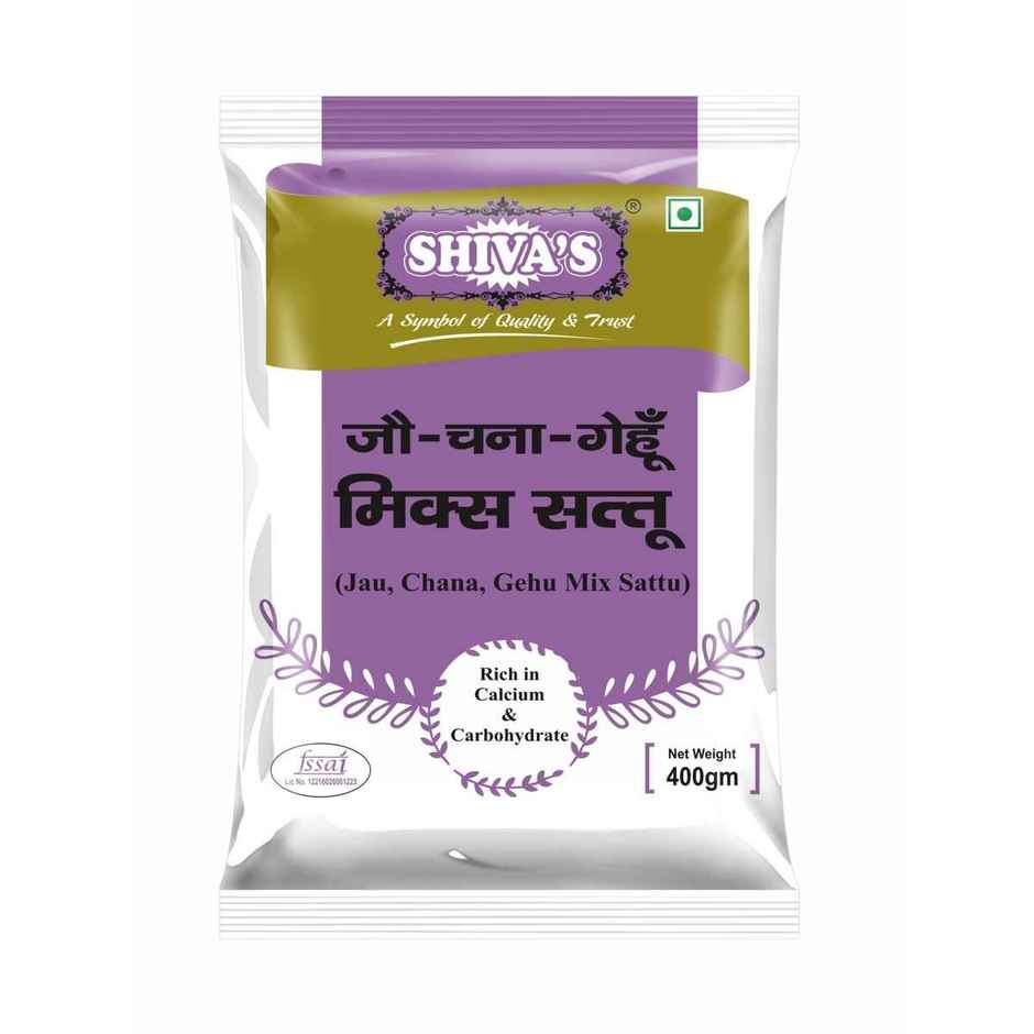 Shiva's Jau-Chana-Gehu Mix Sattu