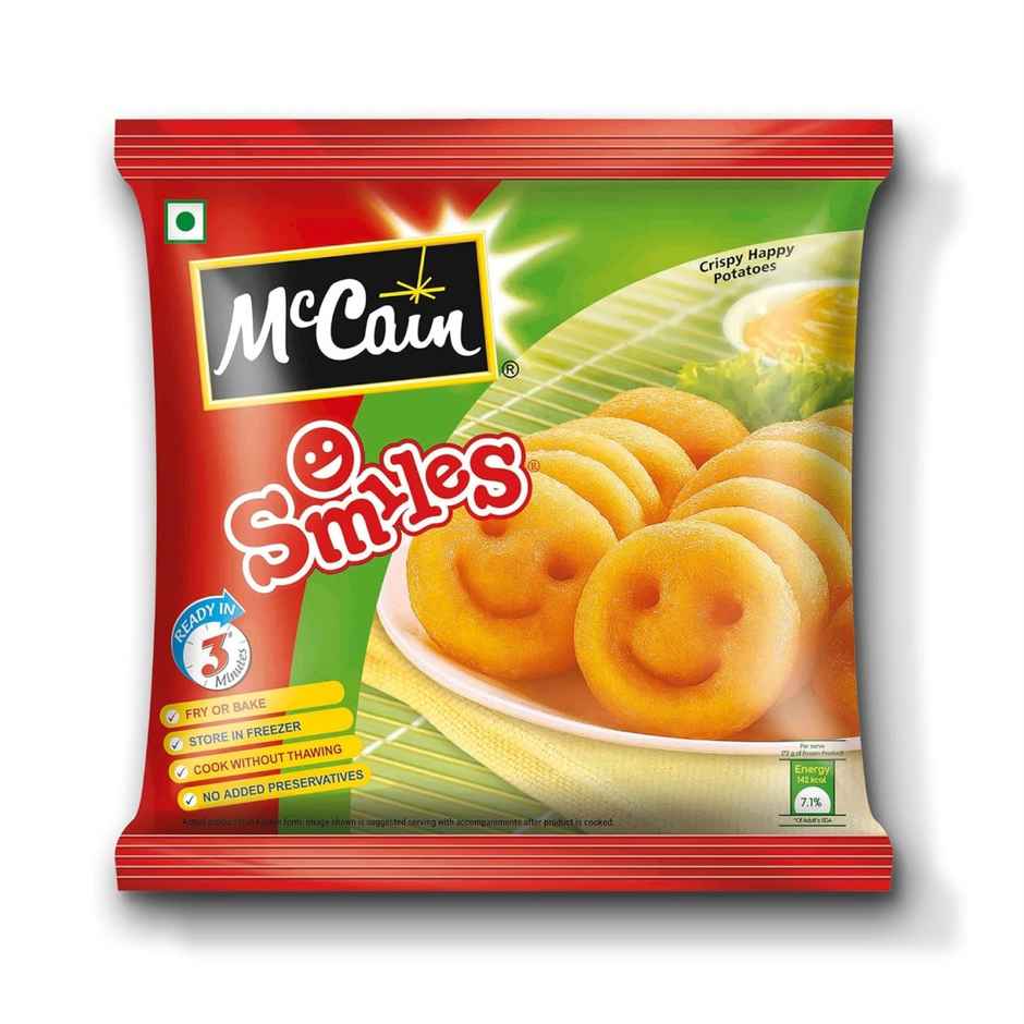 McCain Smiles | Crispy Potato Snacks | No Added Preservatives