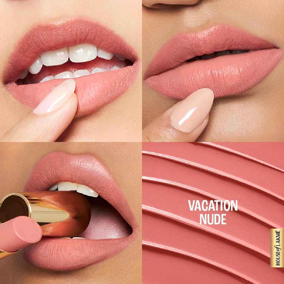 Lakme 9to5 Hya Matte Lipstick | Vacation Nude