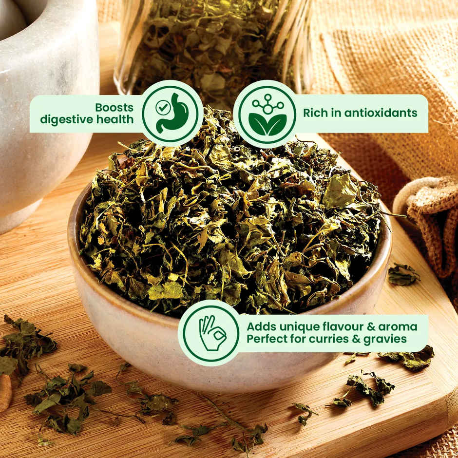 Daily Good Kasoori Methi (Fenugreek Leaves / Dried Methi Leaves) Combo 