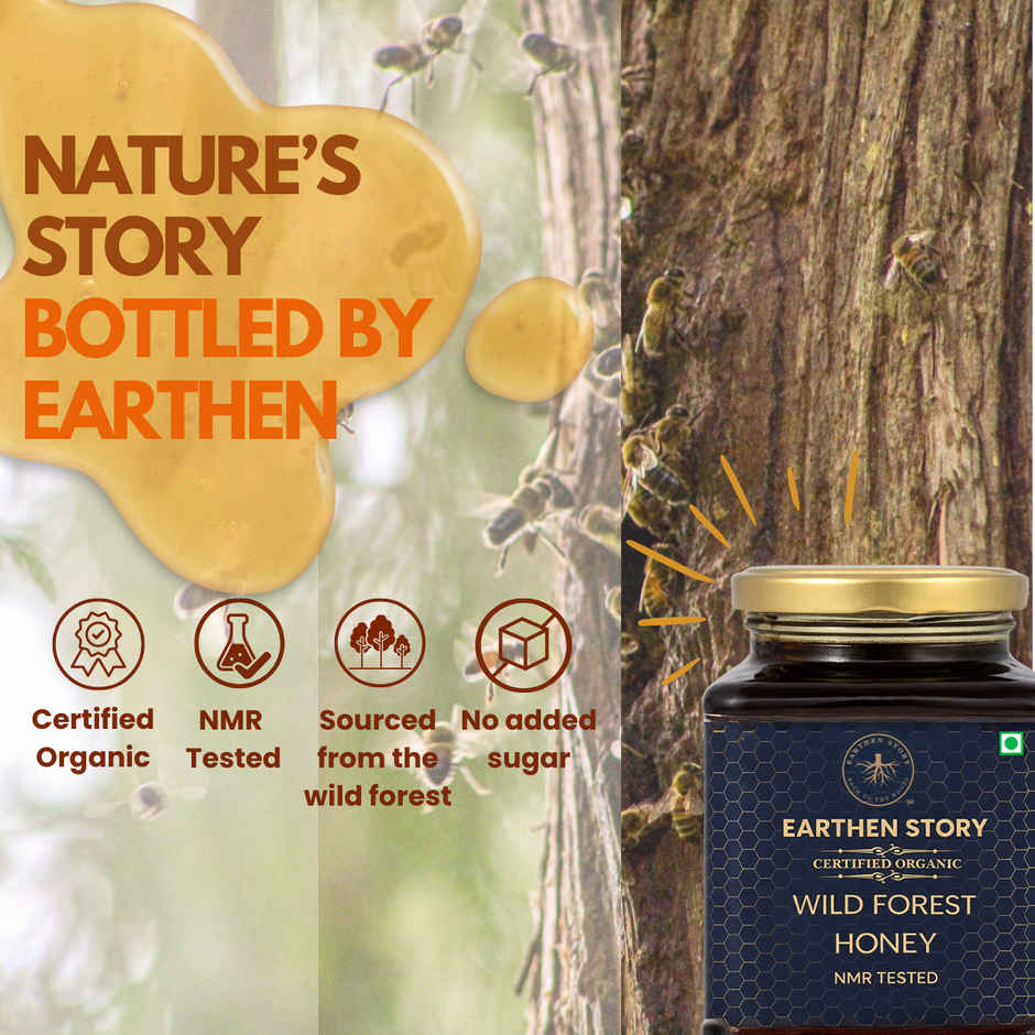 Earthen Story Organic Wild Forest Honey