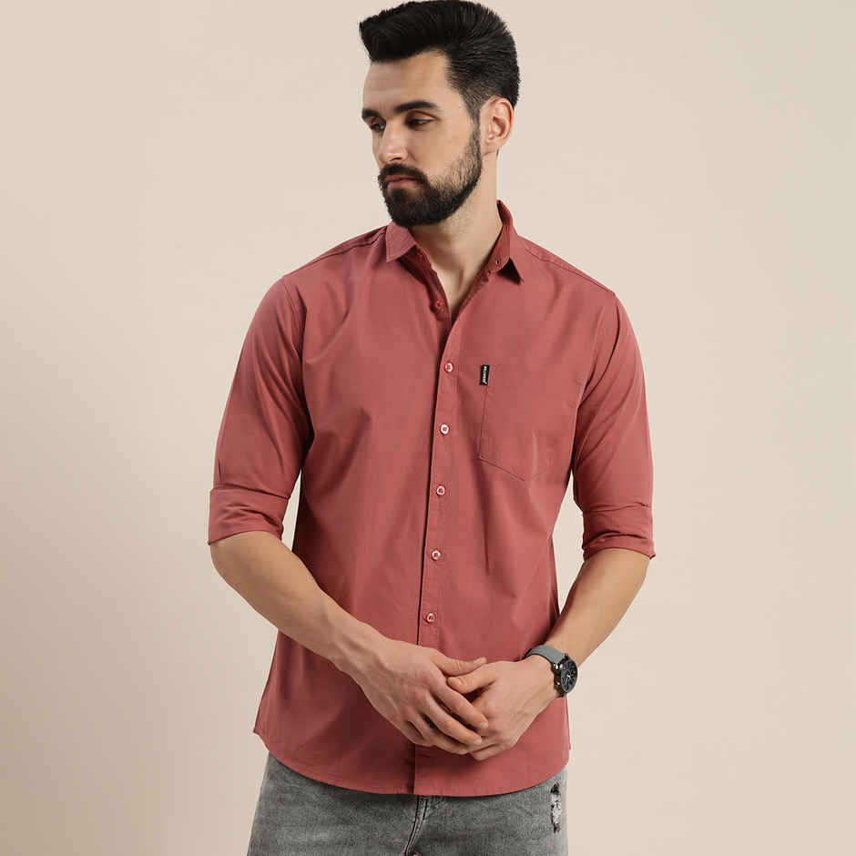 Dillinger Men's Shirt | DLMSRT001WRS | Withered Rose - S