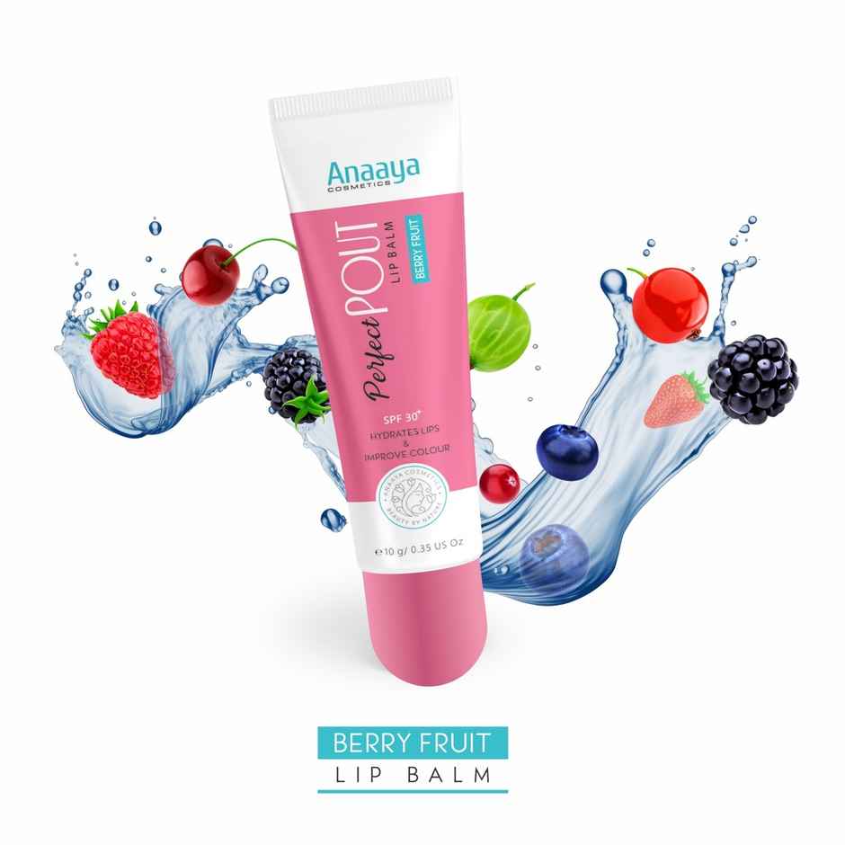 Anaaya Perfect Pout Lip Balm - Berry Fruit