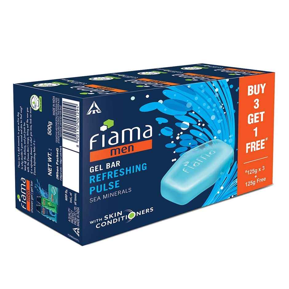 Fiama Men Refreshing Pulse Gel Bar (Buy 3 Get 1 Free)