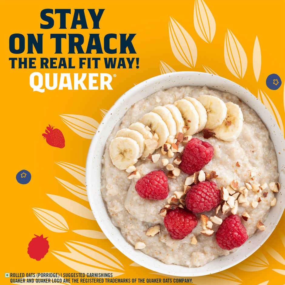 Quaker Rolled Instant Oats | High Protein Breakfast Cereal