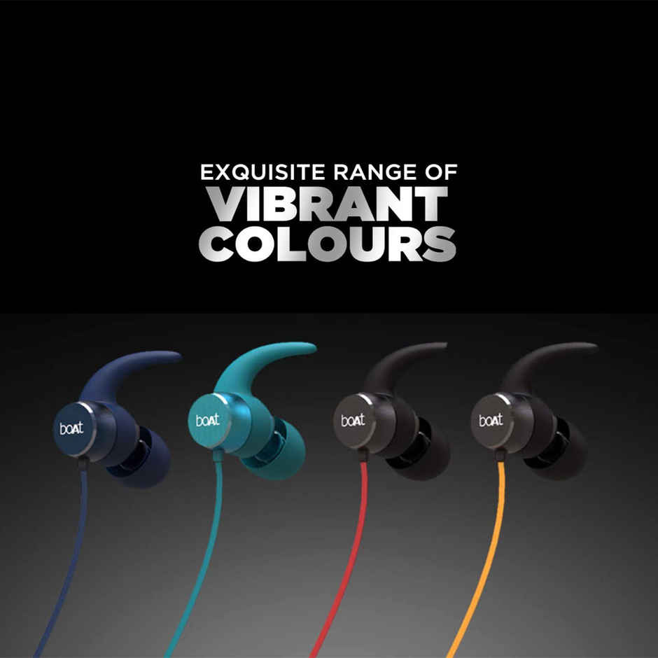 boAt Rockerz 255 Pro in Ear Bluetooth Neckband with Upto 10 Hours Playback(Navy Blue)