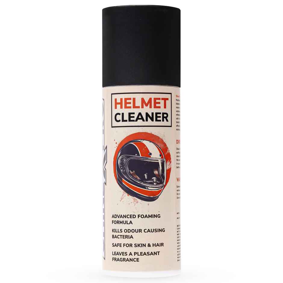 ShineXPro Foaming Helmet Cleaner Spray | Anti-Bacterial | Removes Bad Odor | Safe For Skin & Hair