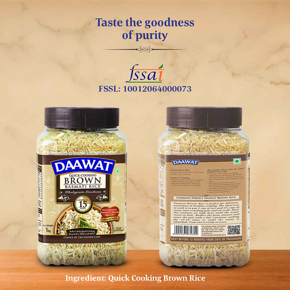 Daawat Brown Basmati Rice | Long Grain