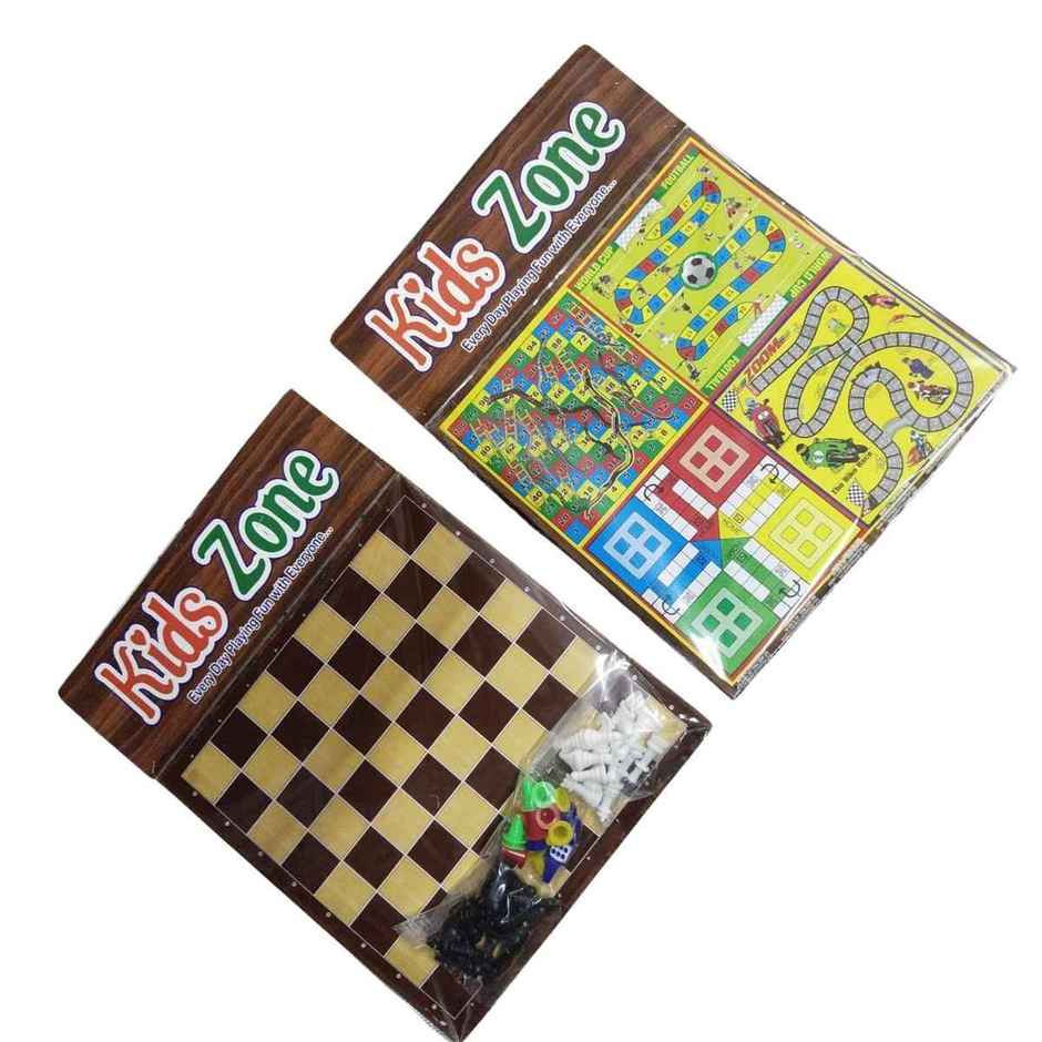 Millennium Kidszone Chess Set + 4 Games