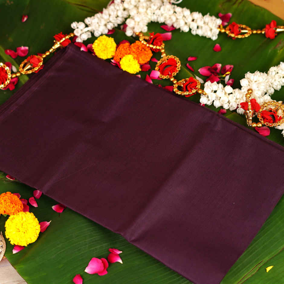 Purple Pooja Vastra | 1 m | ServDharm