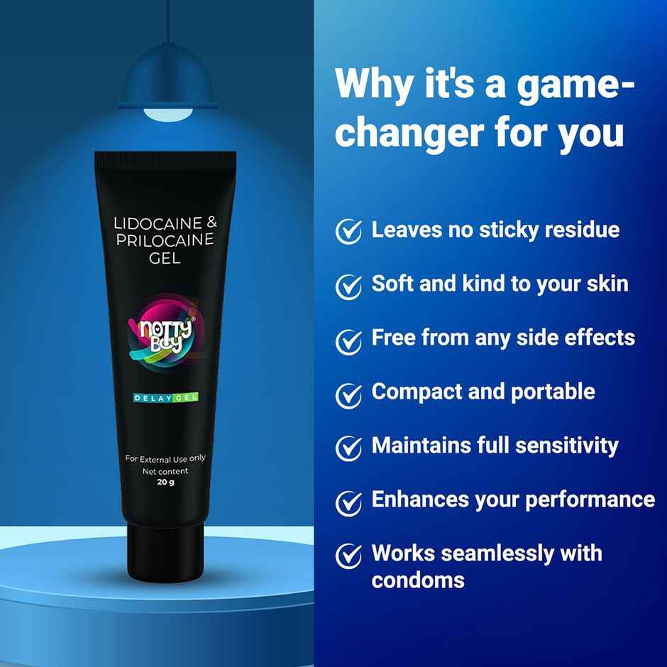 NottyBoy Delay Gel for Men | Personal Care Gel