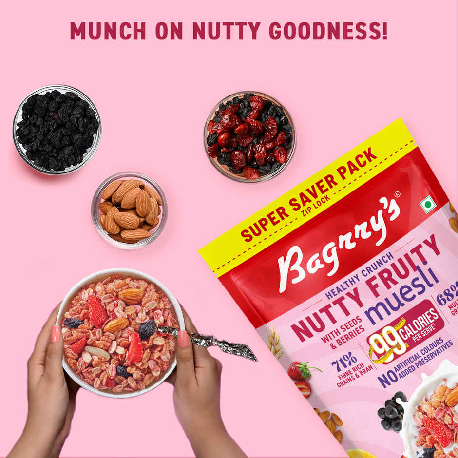 Bagrry's Crunchy Nutty Fruity Muesli