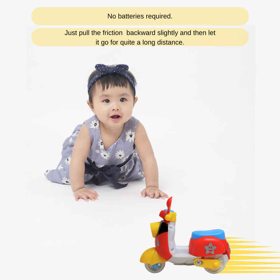 Toytales Mini Scooter | Friction Mini Vehicle |Toys For Boys | Vehicle Toys