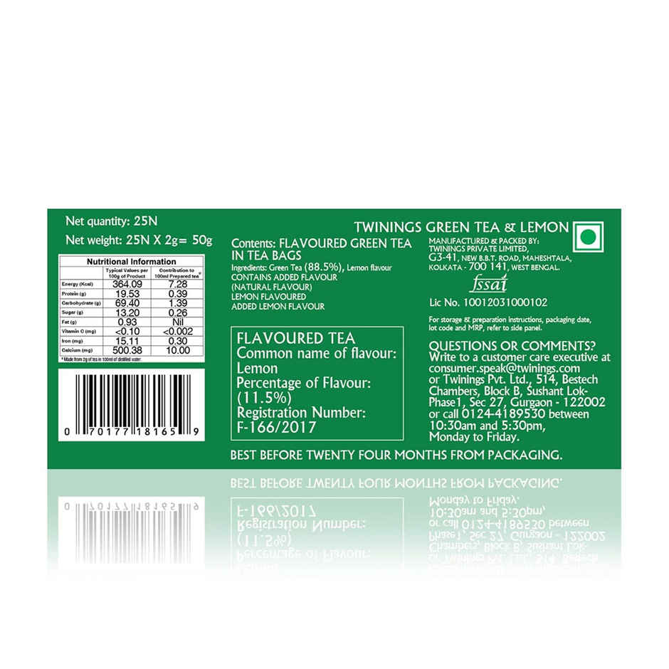 Twinings Lemon and Green Tea