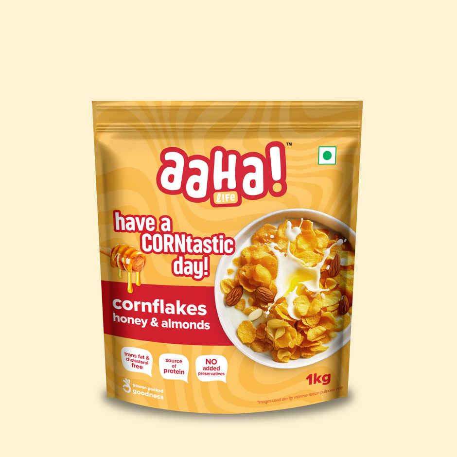 Aaha life Honey Almond Corn flakes