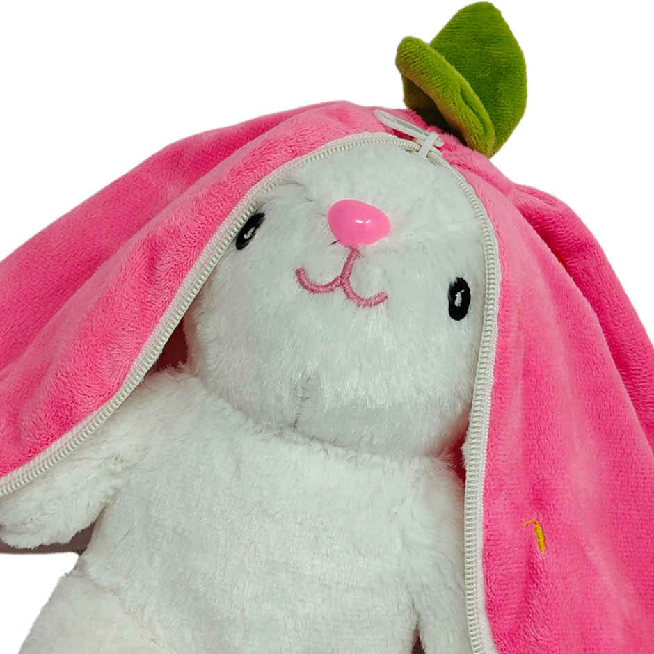 Sterling Reversible Carrot Plush Soft For Toy Boys & Girls & Baby 25 Cm - Pink