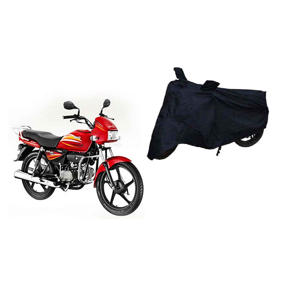 Sheen SBCBLACK10 Waterproof Two Wheeler Cover for Hero (Splendor Plus, Black)