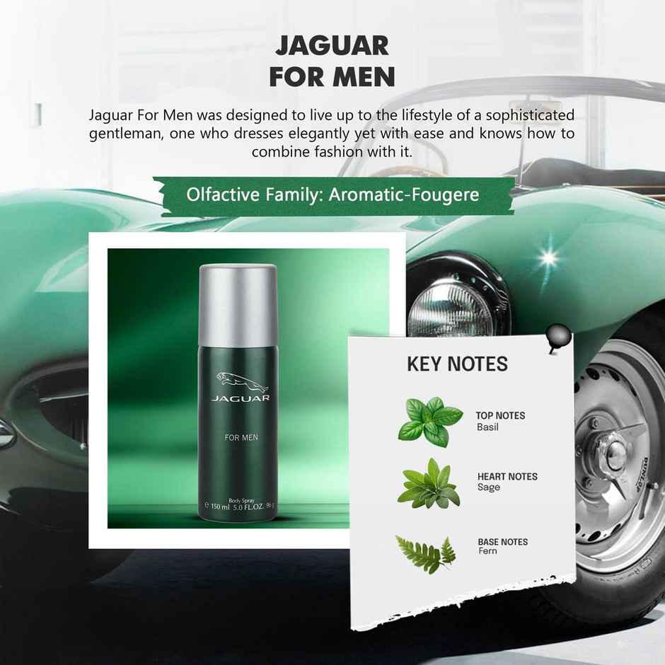 Jaguar For Men Deodorant Spray