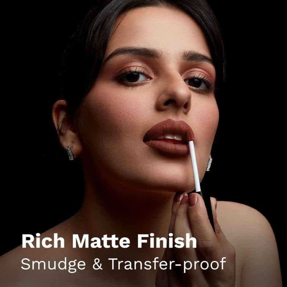 Pilgrim Matte Me Up! Liquid Lipstick - Bossy Brown