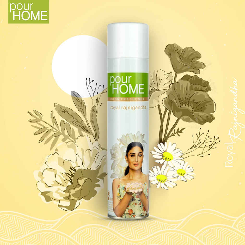 Pour Home Lovely Lavender & Royal Rajni Gandha Room Freshener Spray